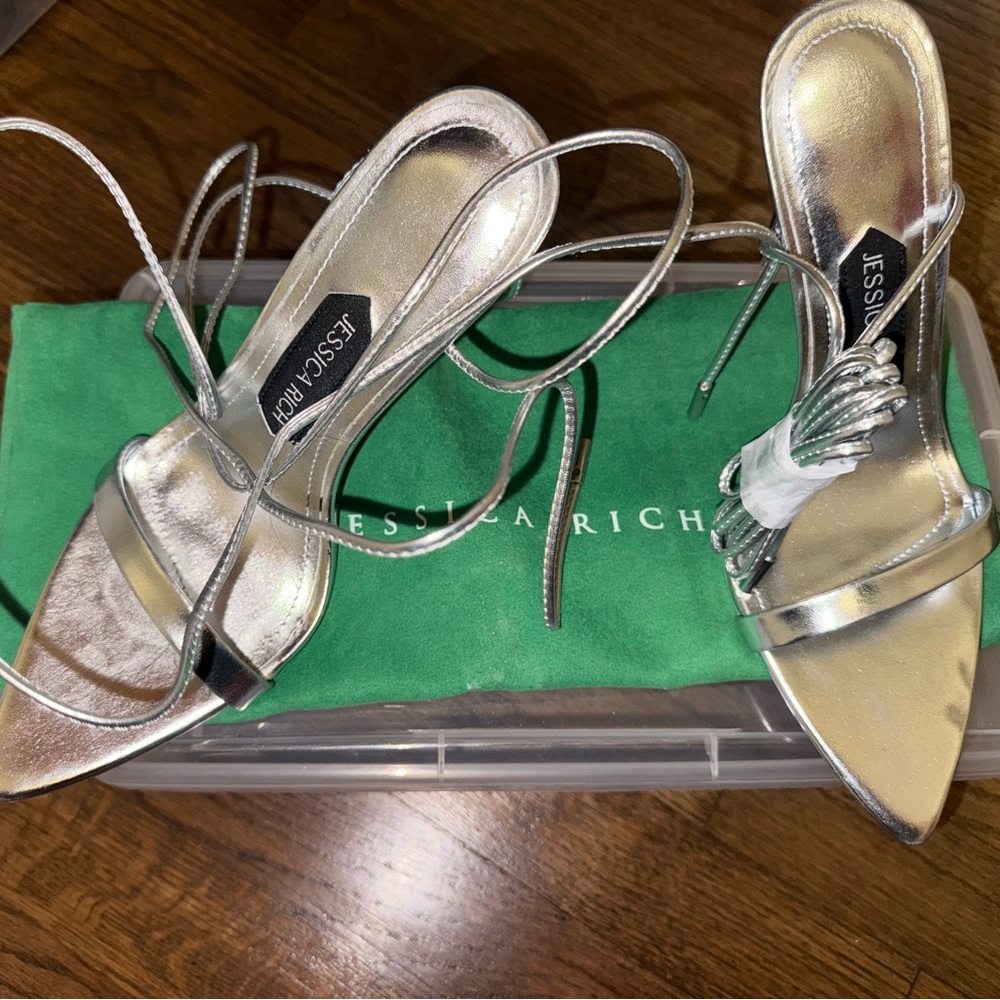 Jessica Rich Silver Heels for Women